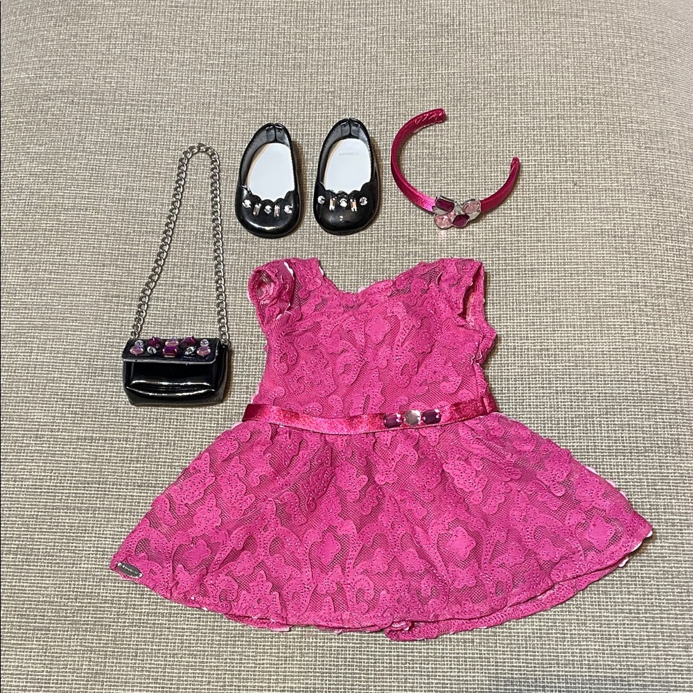 American Girl Doll Merry Magenta Outfit